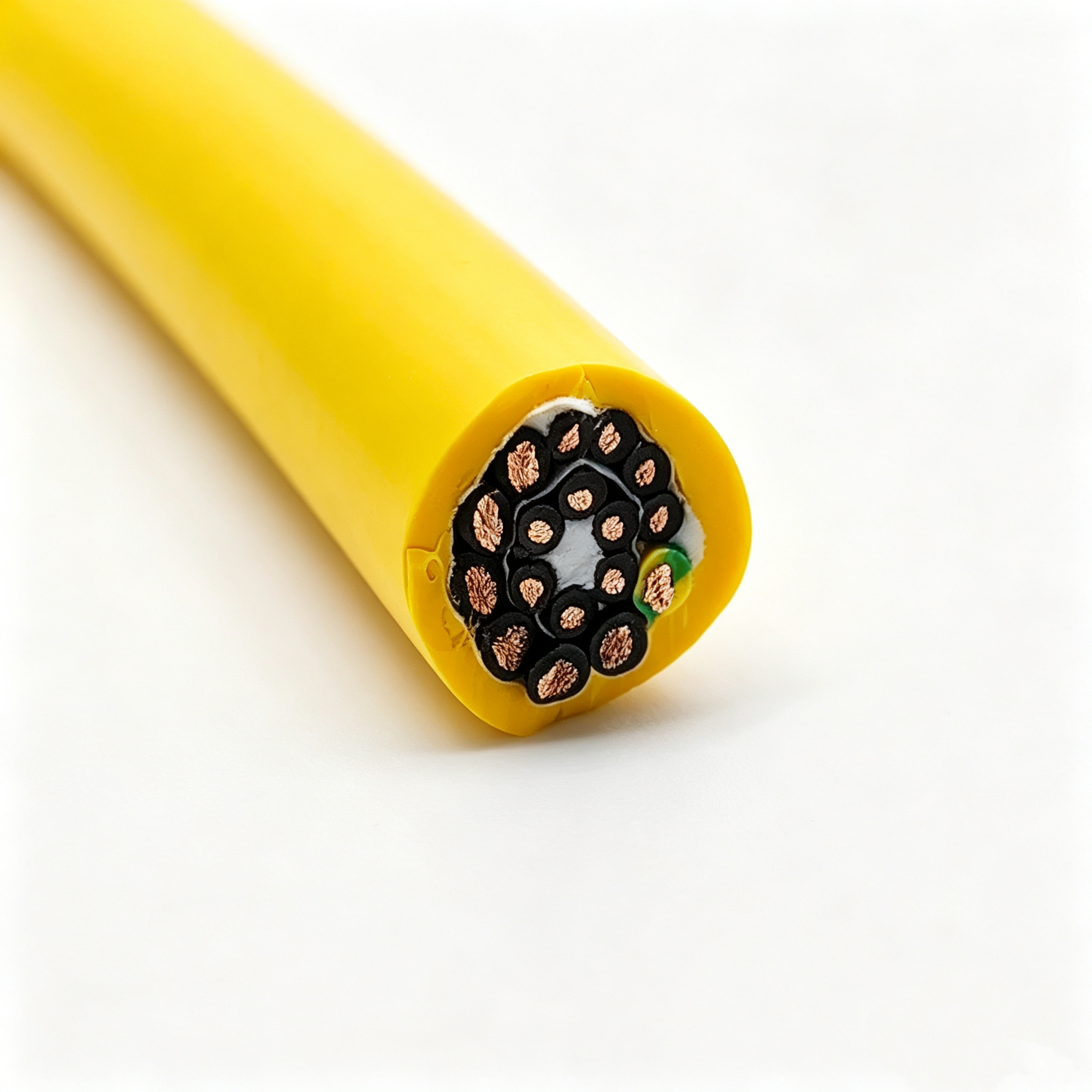 起重机卷筒电缆 7×14AWG+10×18AWG 多芯结构与选型解析
