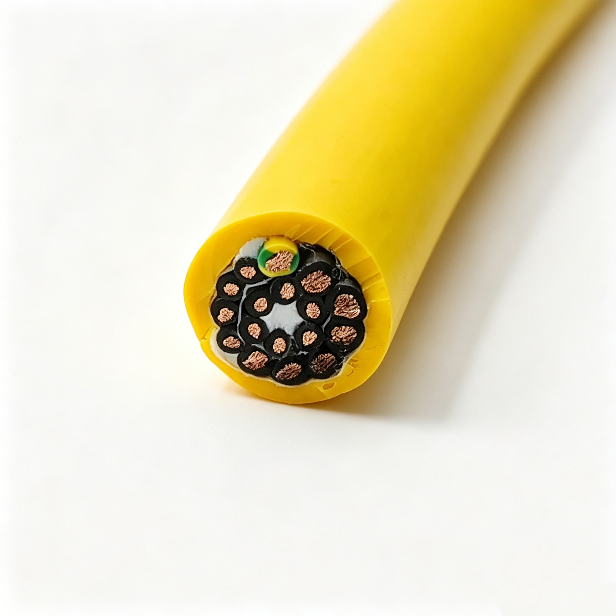 起重机卷筒电缆 7×14AWG+10×18AWG 多芯结构与选型解析