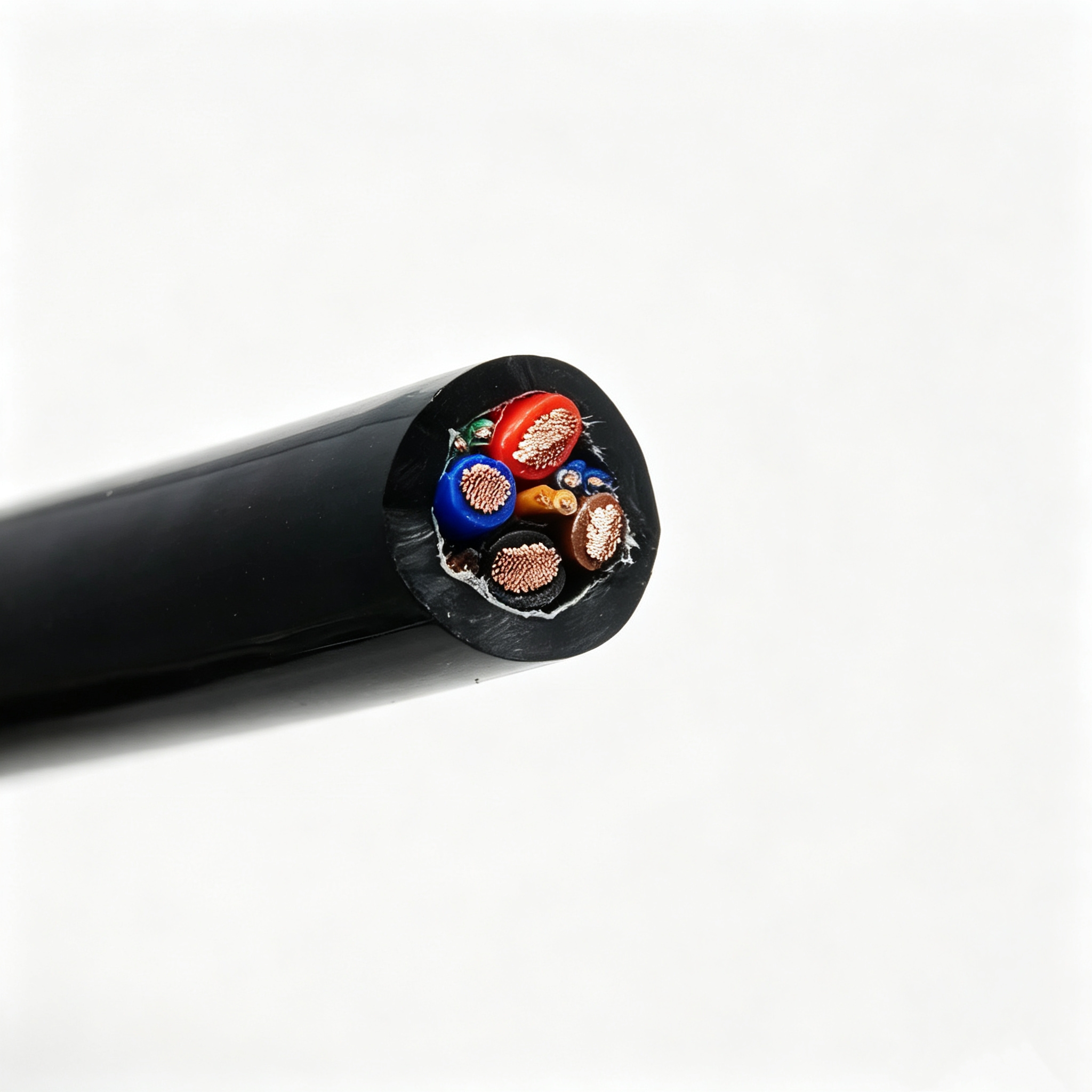 水密光电复合电缆 4×2×24AWG(UTP)+2×14AWG+2×12AWG 结构与材料解析