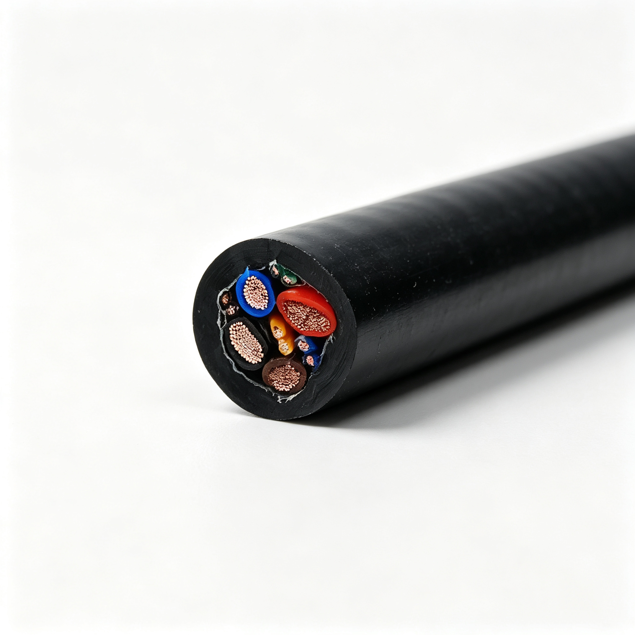 水密光电复合电缆 4×2×24AWG(UTP)+2×14AWG+2×12AWG 结构与材料解析